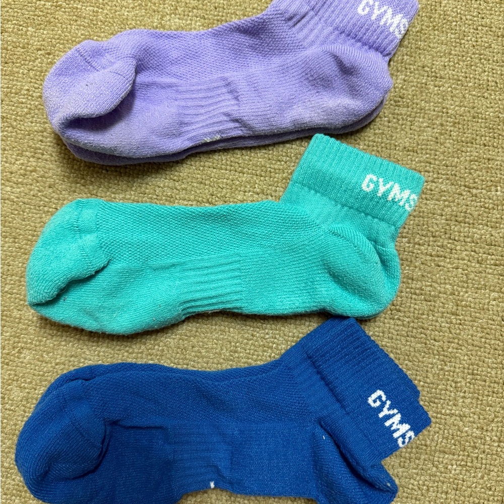 Women’s Colorful Ankle Socks - Purple, Teal, Blue